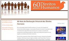 Site 60 Anos dos Direitos Humanos