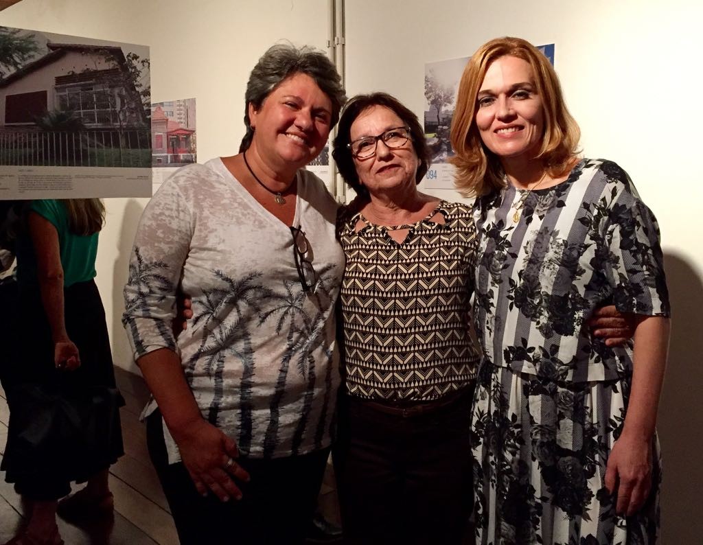 Renata Victor, Aurelina Moura e Lorena  Veloso (Diretora da Diretoria de Preservação do Patrimônio Cultural na Prefeitura da Cidade do Recife)