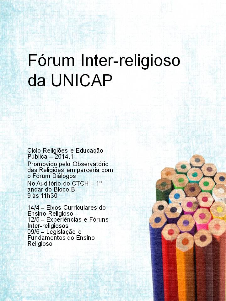 Fórum Inter-religioso da UNICAP