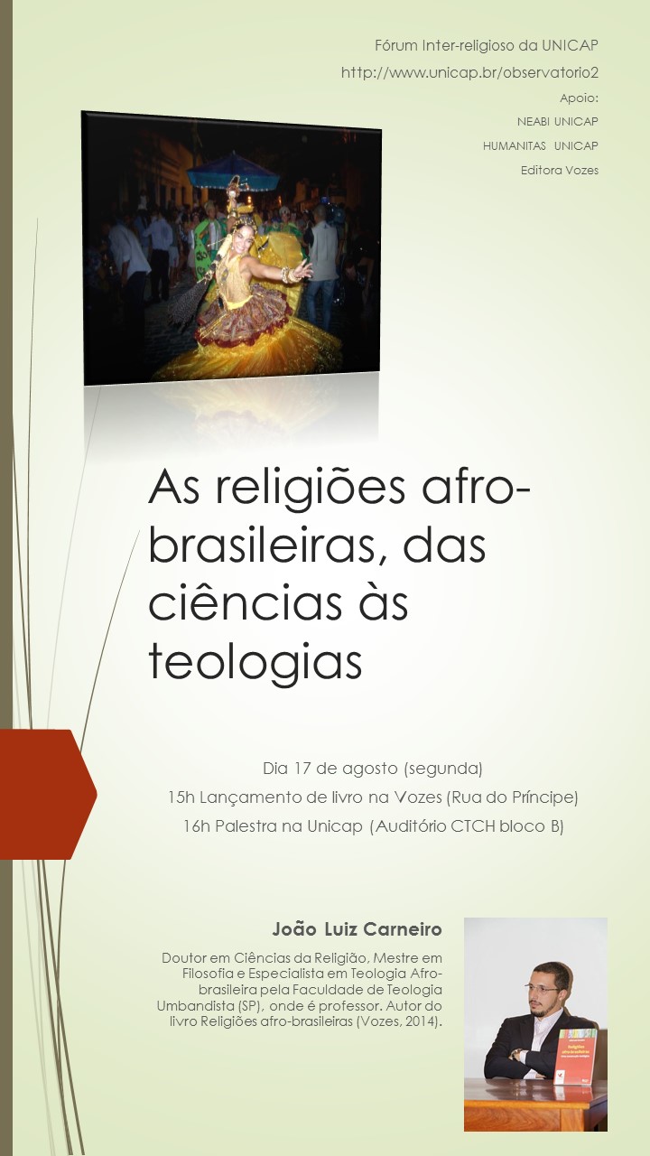 As religiões afro-brasileiras, das ciências às teologias
