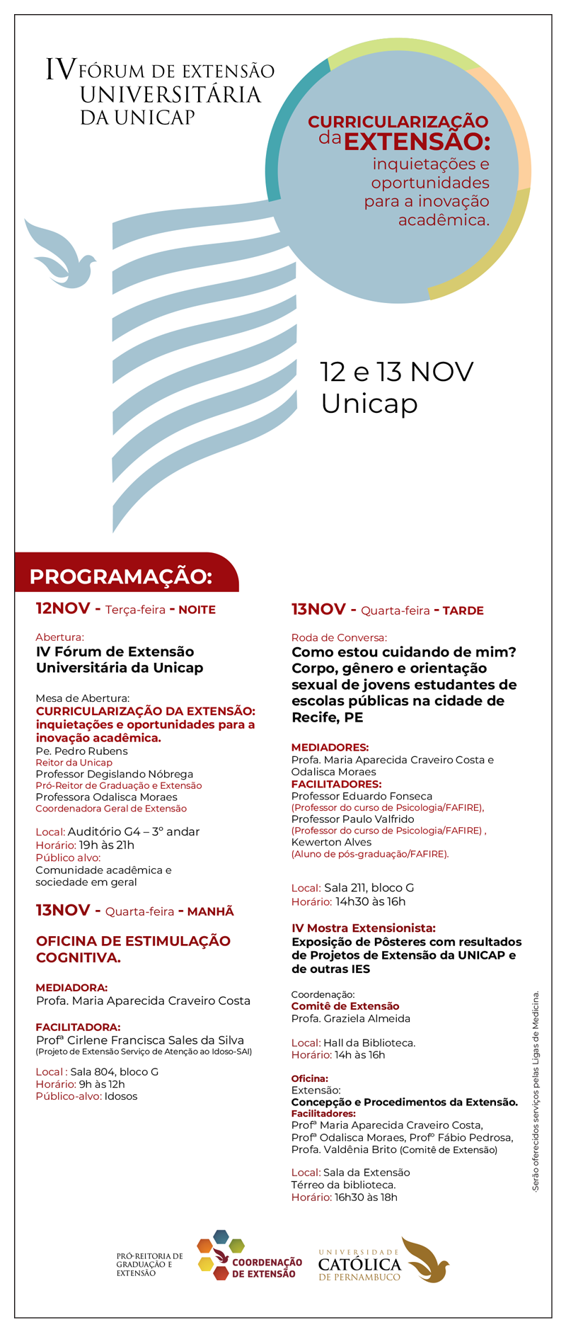 IV Fórum de Extensão Universitária da Unicap