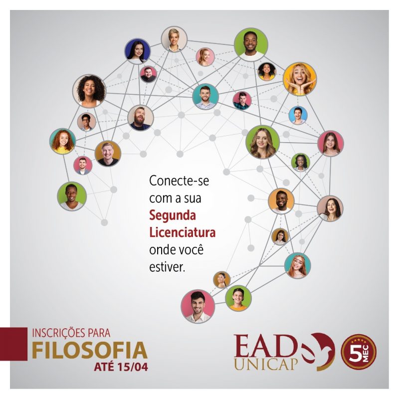 EAD: Segunda Licenciatura e Formação Pedagógica em Filosofia tem inscrições abertas até 15/04